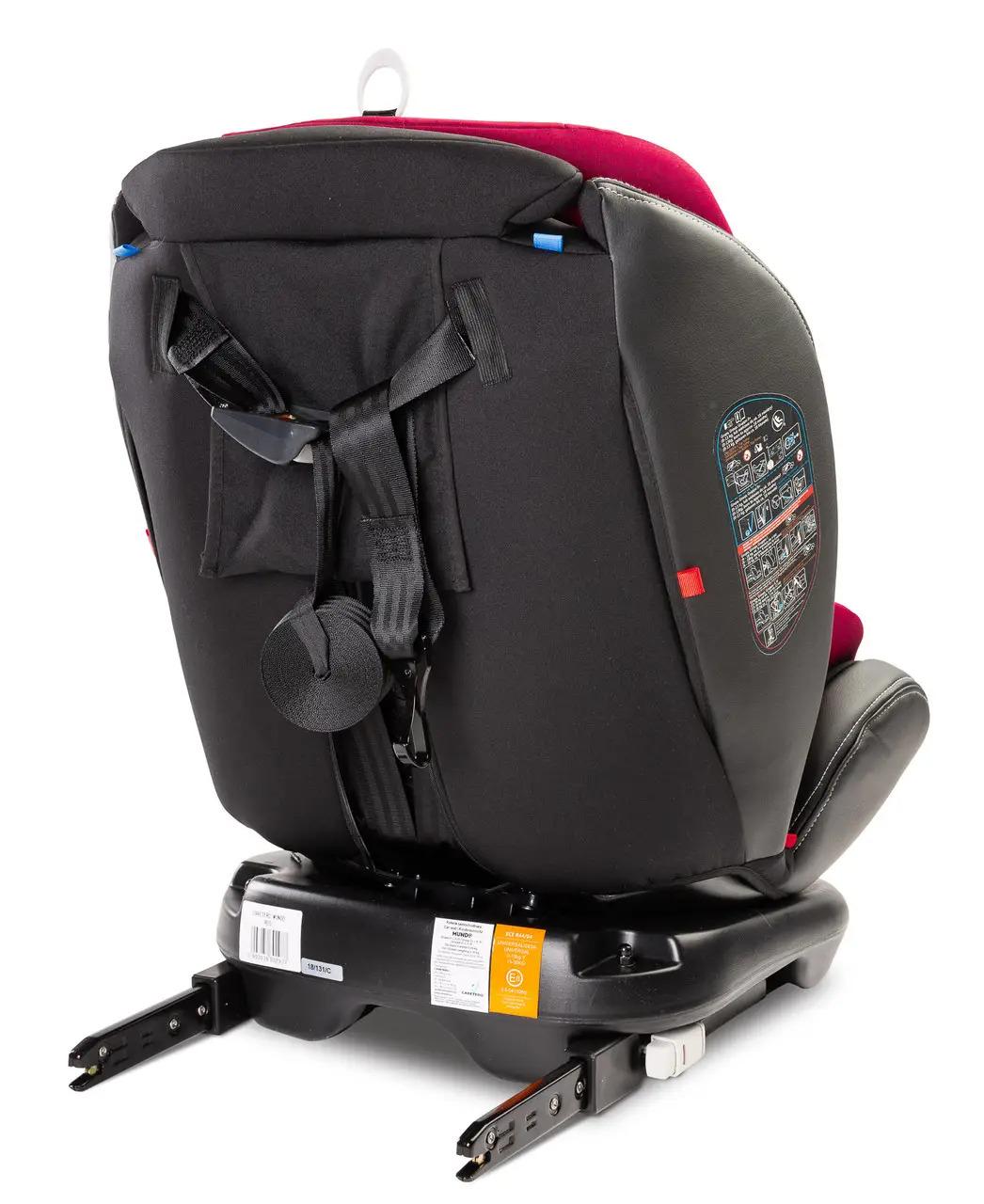 Автокресло детское Caretero Mundo Isofix 81х44х44 см 0-36 кг Красный (129890) - фото 6