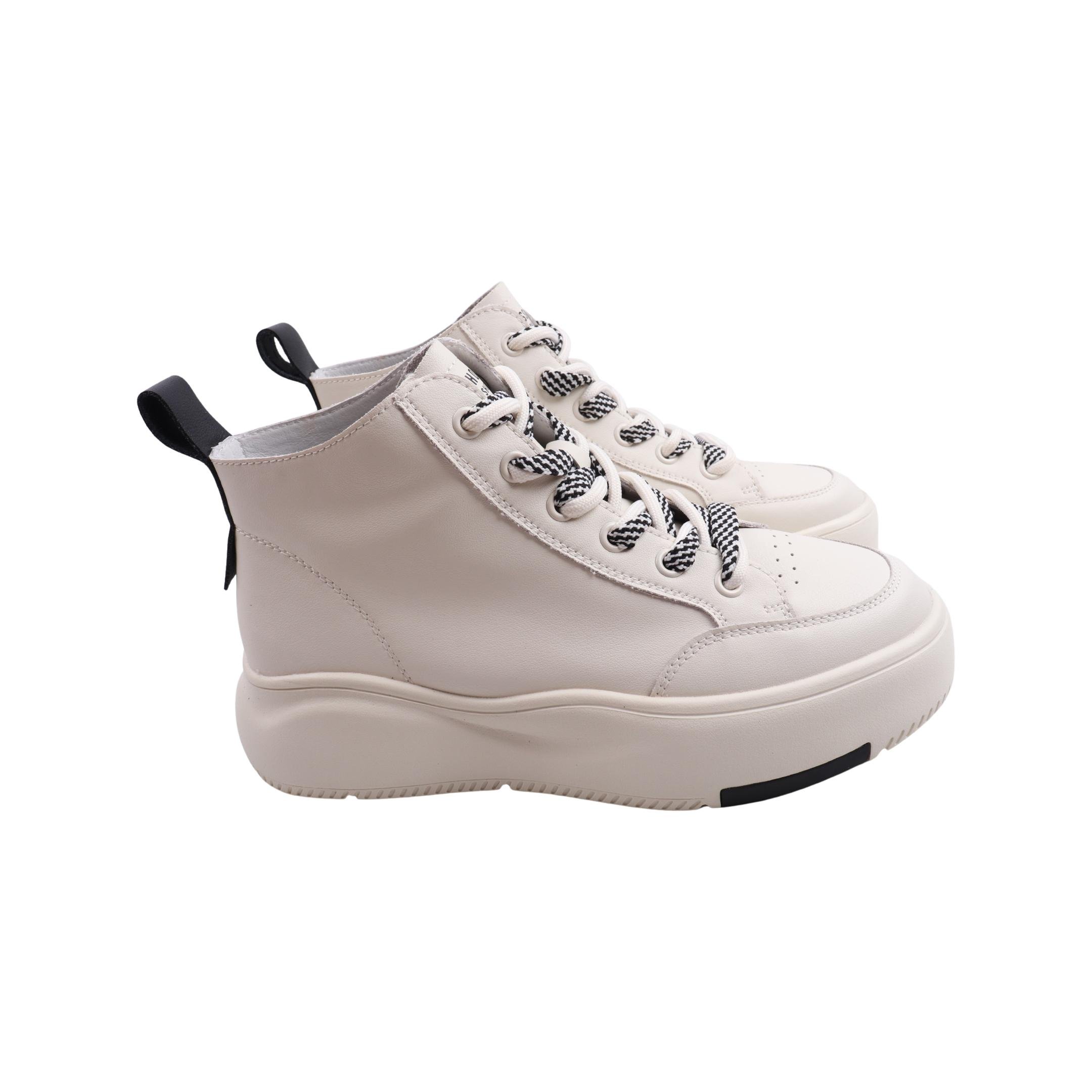 Ботинки женские Berisstini натуральная кожа р. 39 Молочный (142-23DHS)