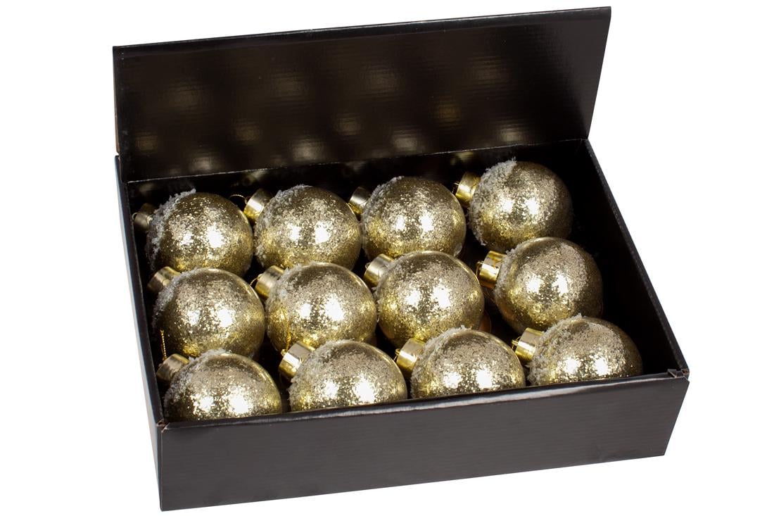 Набор елочных шариков BonaDi 8 см 12 шт. (787-429)