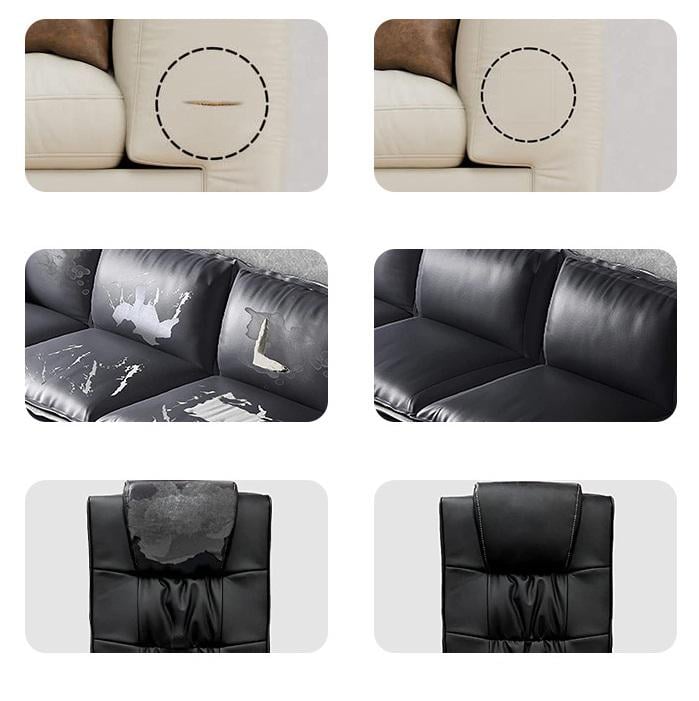 Плівка з матової екошкіри для оздоблення ремонту 100х50 см Чорний (U9426) - фото 3 Плівка з матової екошкіри для оздоблення ремонту 100х50 см Чорний (U9426) - фото 3