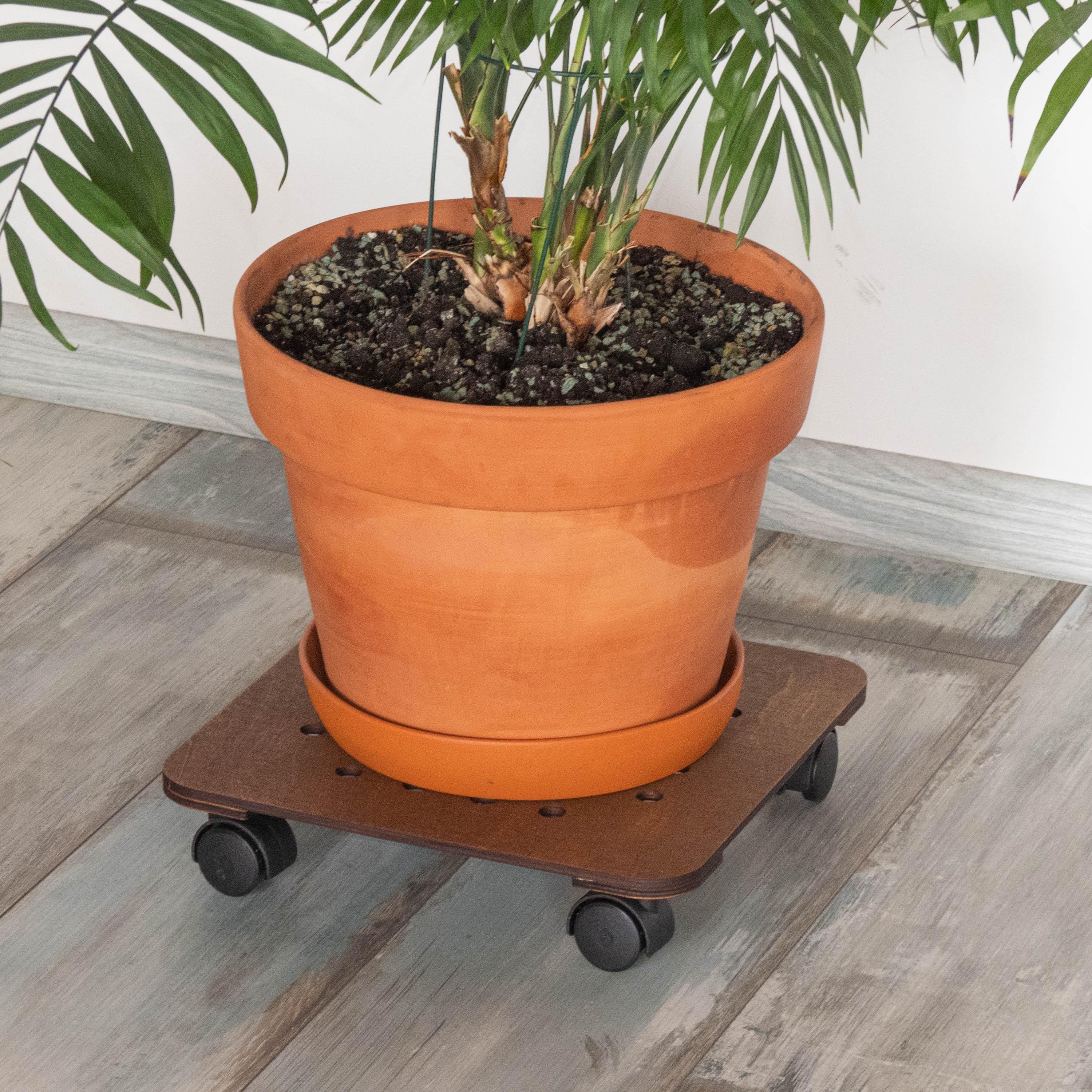 Підставка для квітів підлогова Вент+ на колесах квадратна 30 см (120125) - фото 4 Підставка для квітів підлогова Вент+ на колесах квадратна 30 см (120125) - фото 4