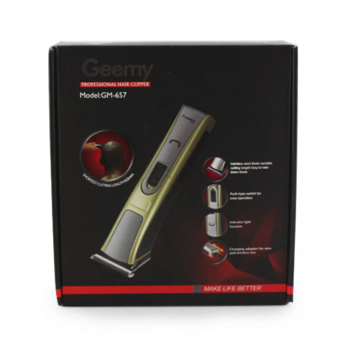 Машинка для стрижки волос Geemy GM-657 - фото 4 Машинка для стрижки волос Geemy GM-657 - фото 4
