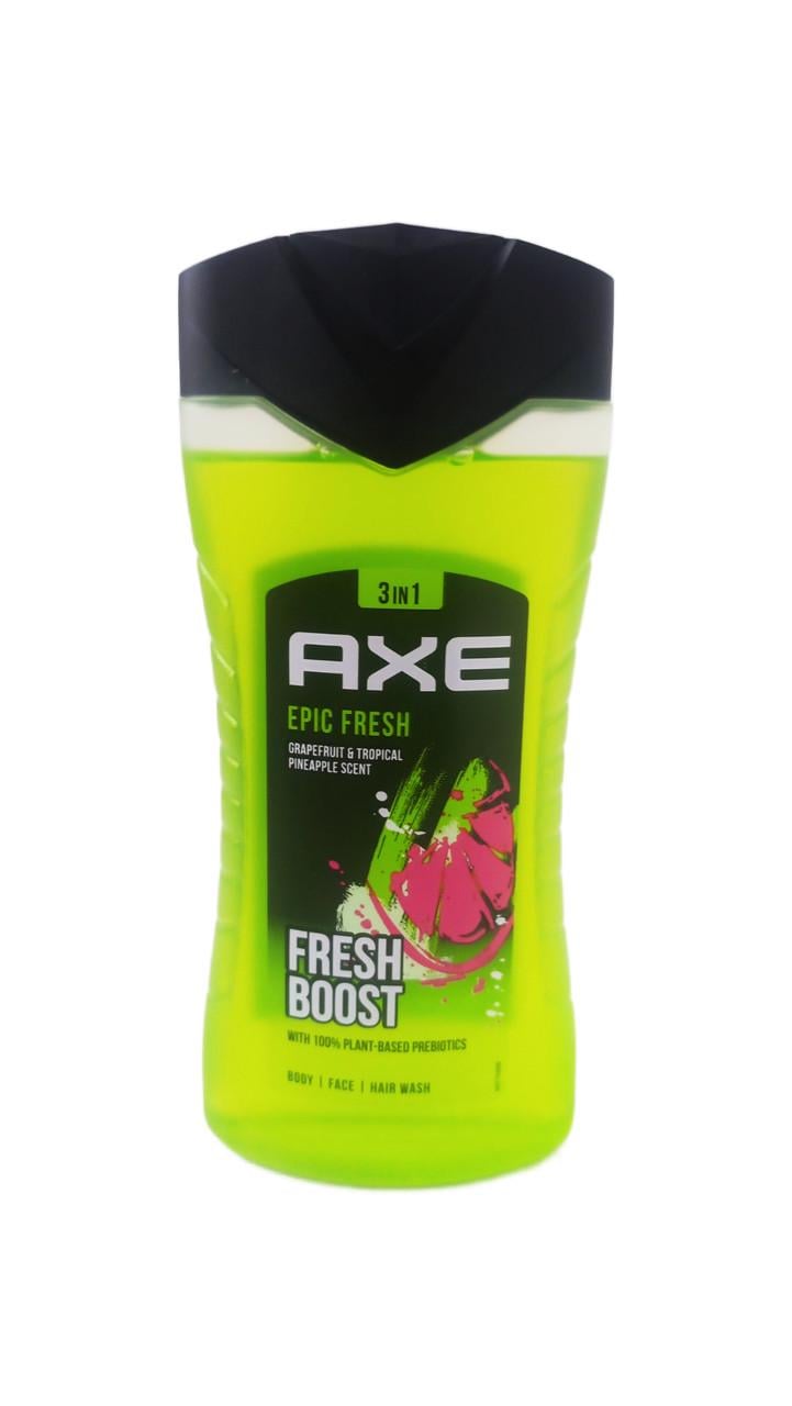 Гель для душу AXE Epic Fresh аромат грейпфруту та тропічного ананасу 3в1 250 мл (113863)