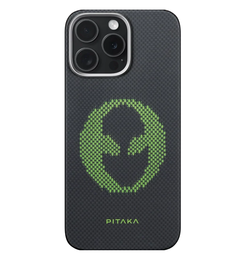Чехол-накладка Pitaka Tactile Woven Case Aries Alien for iPhone 16 Pro Max (KI1601ALP)