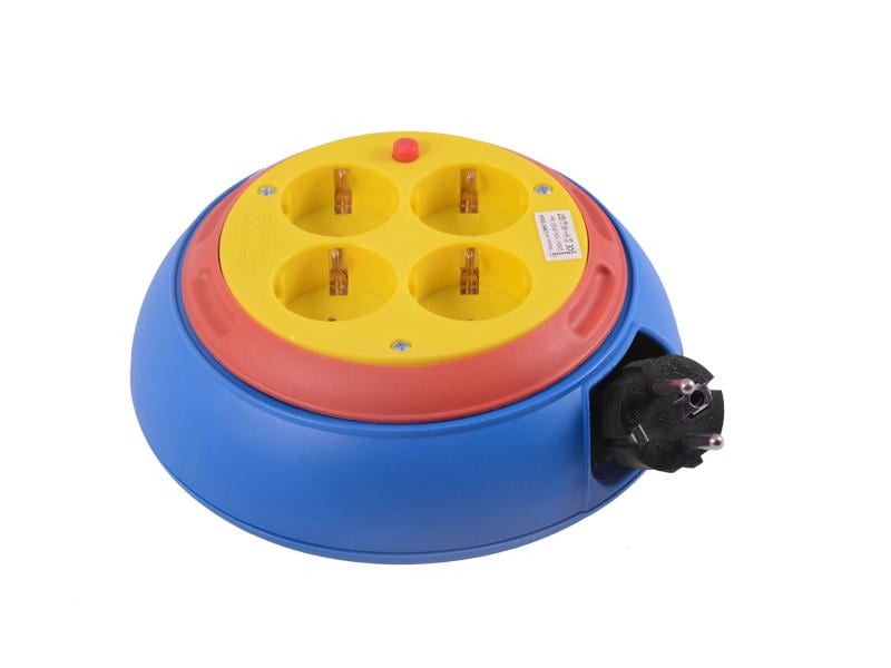 Удлинитель на катушке Lemanso LMK72024 4 розетки 3 м 10A с заземлением (4413)