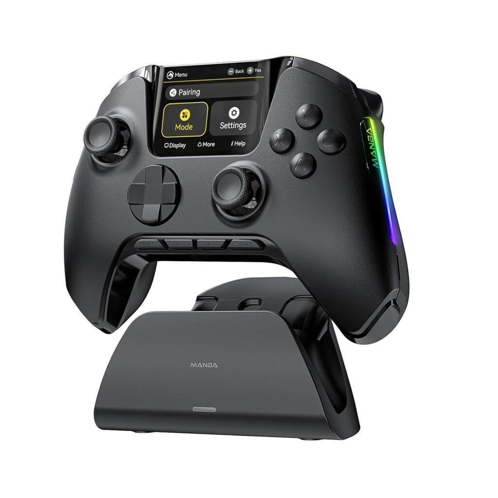 Геймпад Manba One V2 Wireless Controller с дисплеем и подсветкой RGB Black (2595094490)