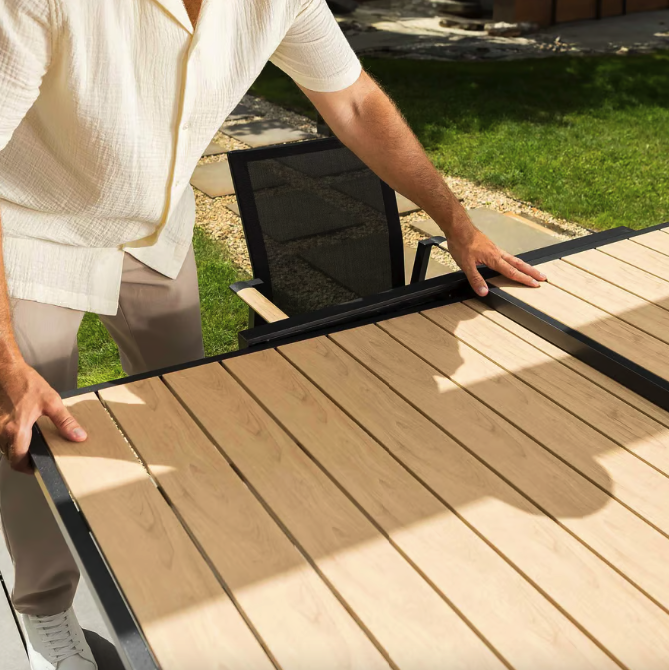 Стол садовый раздвижной Di Volio Comlo Бежевый (4558) - фото 6 Стол садовый раздвижной Di Volio Comlo Бежевый (4558) - фото 6