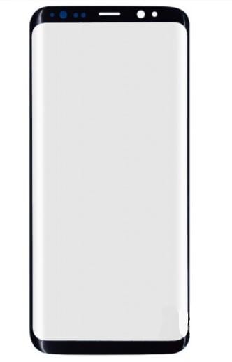 Скло для переклейки дисплея для телефона Samsung S8/G950 Чорний (000018879)