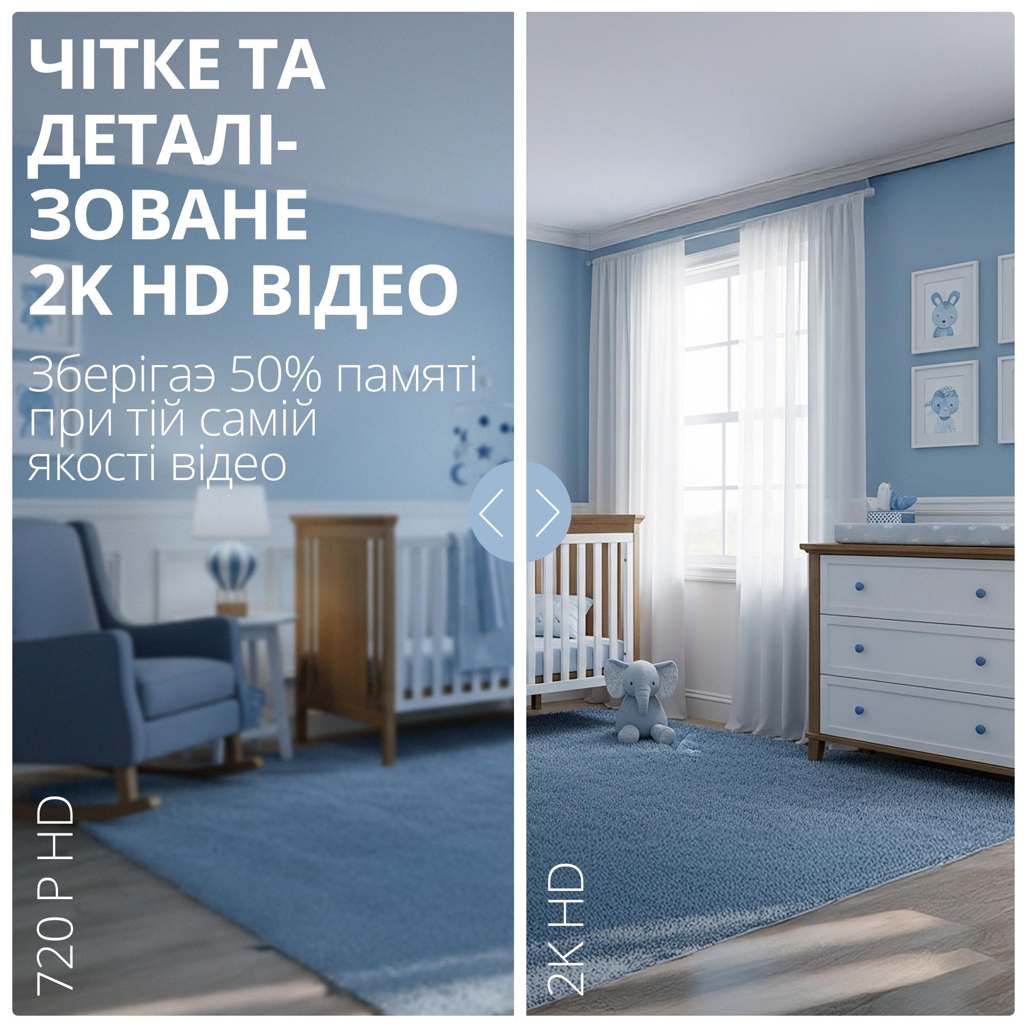 Видеоняня Swan Baby Home Smart Eye V2.0 Wi-Fi 360 градусов с подключением к телефону Белый (64975736) - фото 4