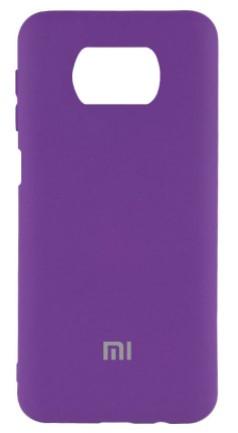 Силікон Silicone Case Xiaomi POCO X3 PRO VIOLET - фото 1