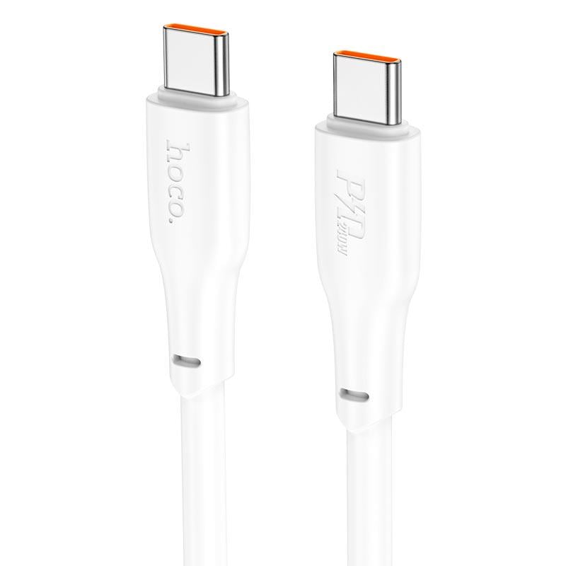 Кабель Hoco X93 Type-C to Type-C Force Fast Charging Data cable 2 м 240W White (11315015)