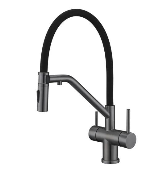 Смеситель для кухни KOER KI-72035-07 с выходом для питьевой воды (KR5816)