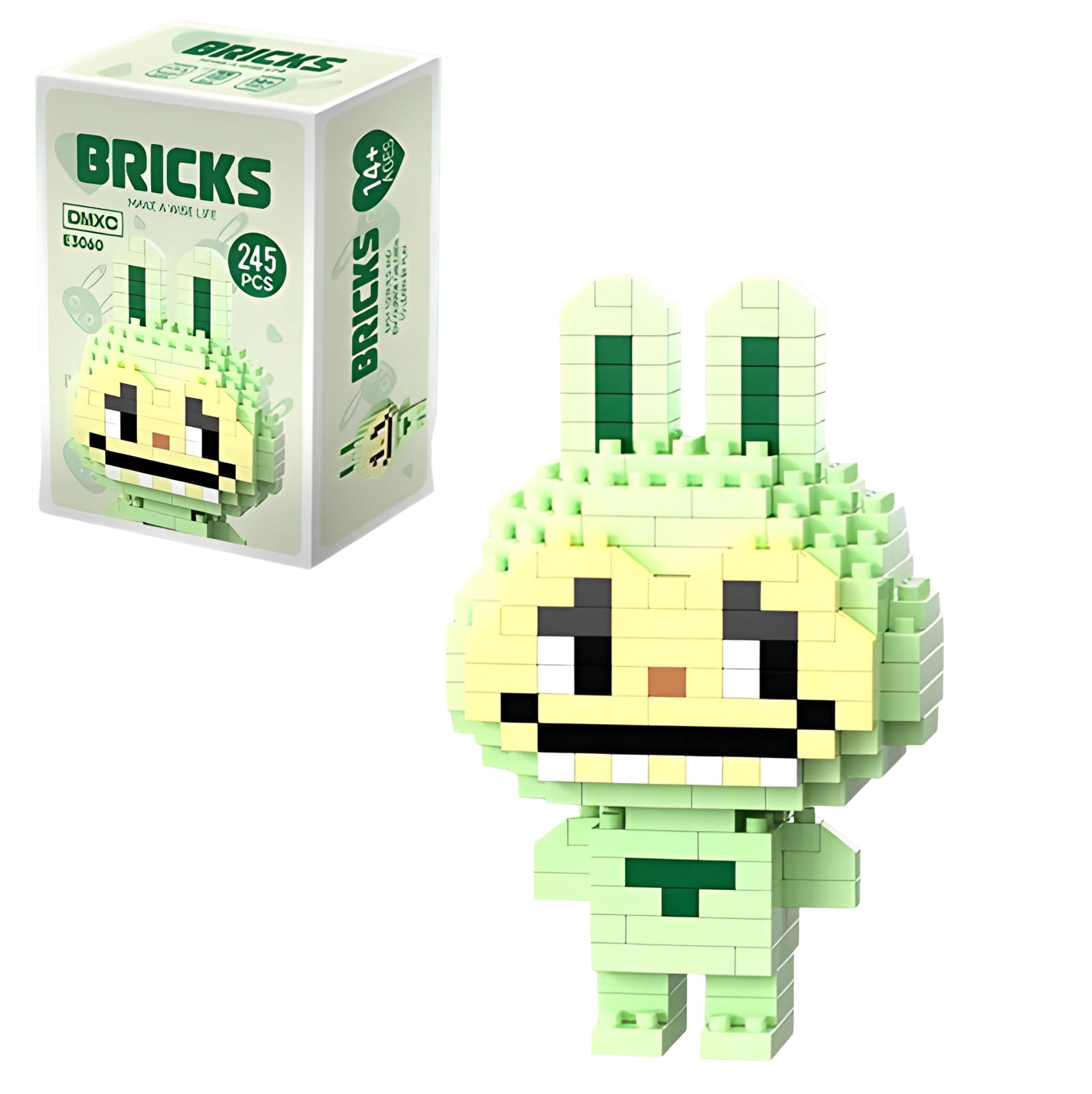 Конструктор детский Bricks Зайка Лабуба 245 дет. Зеленый (E3060)