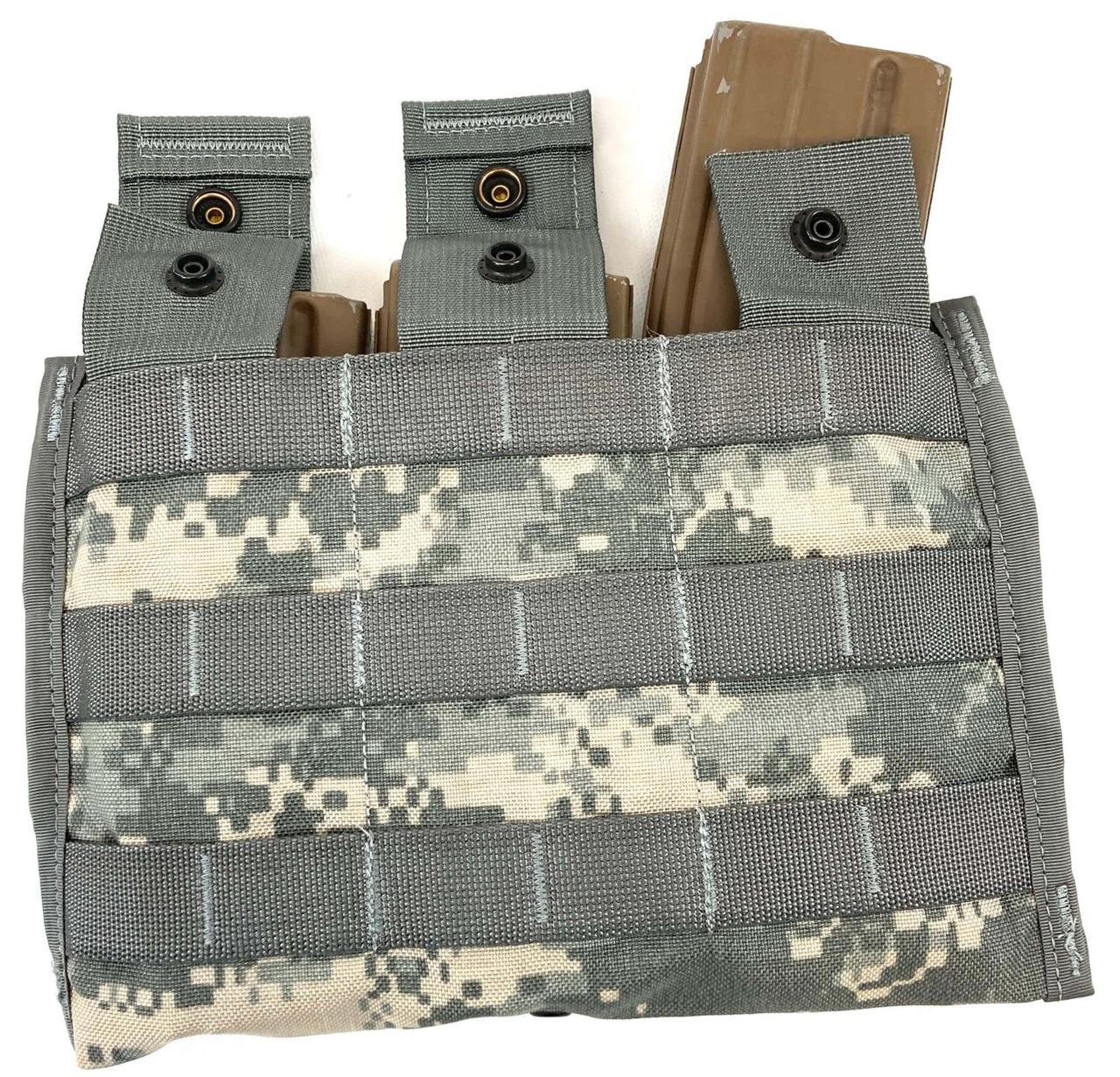 Подсумок для трех магазинов М4 М16 AR15 Three Mag Pouch Пиксель - фото 2