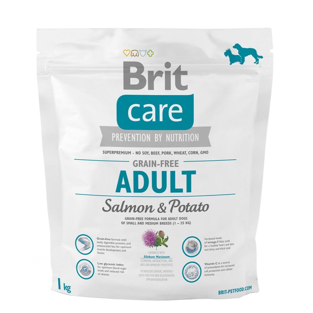 Сухой корм для собак Brit Care GF Salmon & Potato 3 кг - фото 3