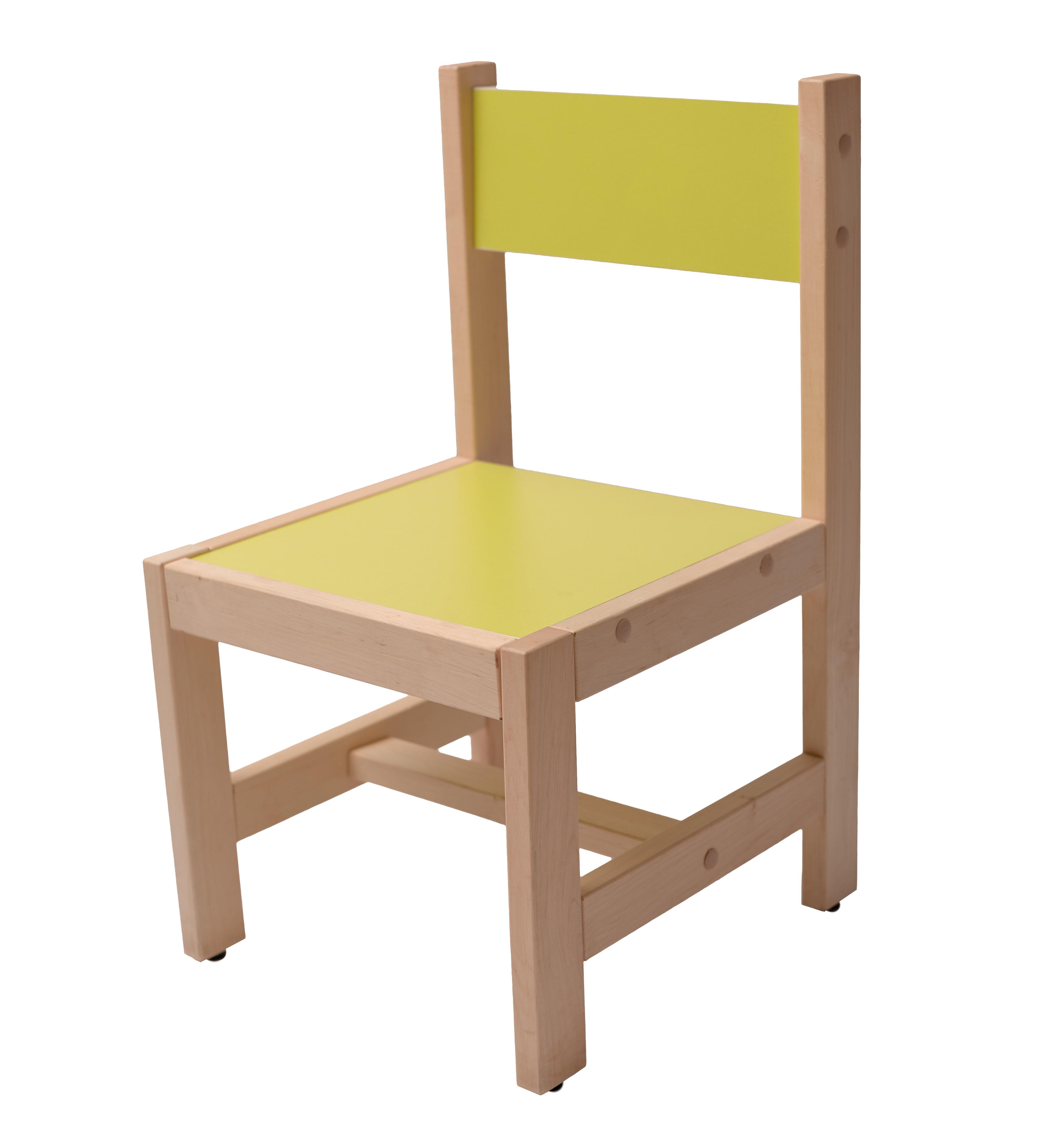 Стільчик дитячий натуральне дерево бук Салатовий (4341-3)