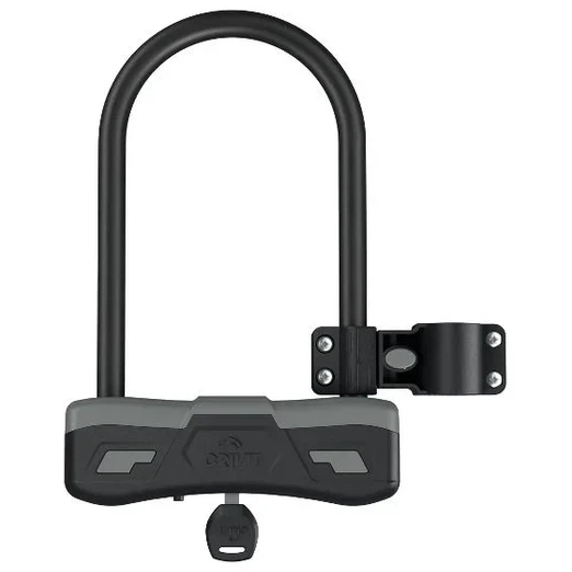 Замок велосипедний U-подібний Crivit BASIC з кріпленням на раму 14 мм Black (3_08270)