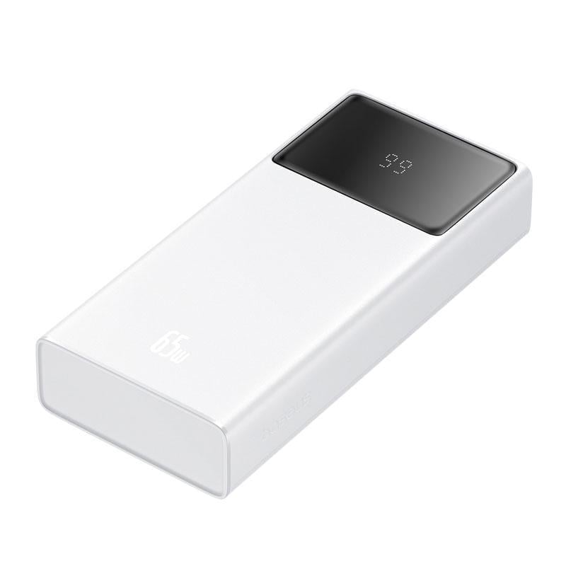Повербанк для ноутбуків BASEUS Star-Lord Digital Display 20000 mAh 65W Білий (P10022906213-00)