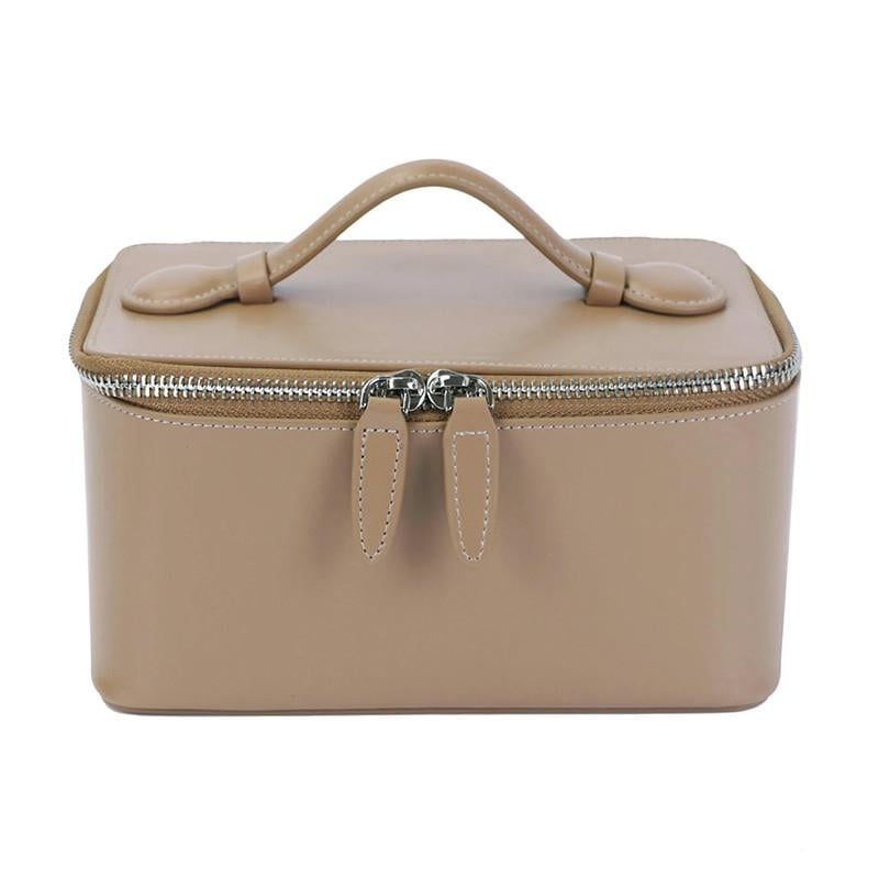 Косметичка женская Lesko #9010 каркасная Beige (37275090)