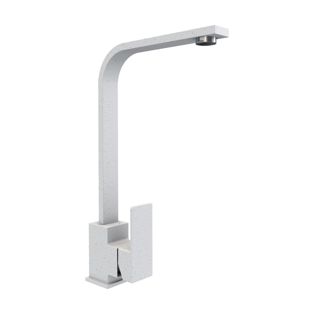 Смеситель кухонный Platinum 179 NES Белый в точку (3007)