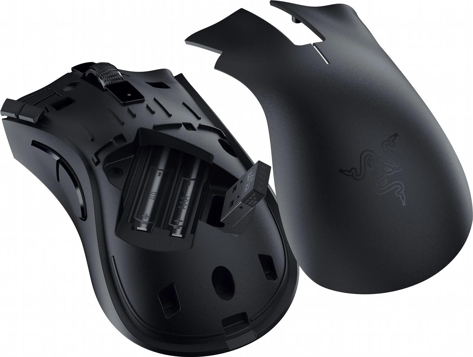 Мышка игровая беспроводная Razer DeathAdder V2 X Hyperspeed оптическая 14000 dpi батарейная Черный (629372) - фото 7 Мышка игровая беспроводная Razer DeathAdder V2 X Hyperspeed оптическая 14000 dpi батарейная Черный (629372) - фото 7