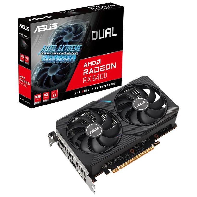 Видеокарта ASUS AMD Radeon RX 6400 4 GB GDDR6 Dual (DUAL-RX6400-4G) - фото 2