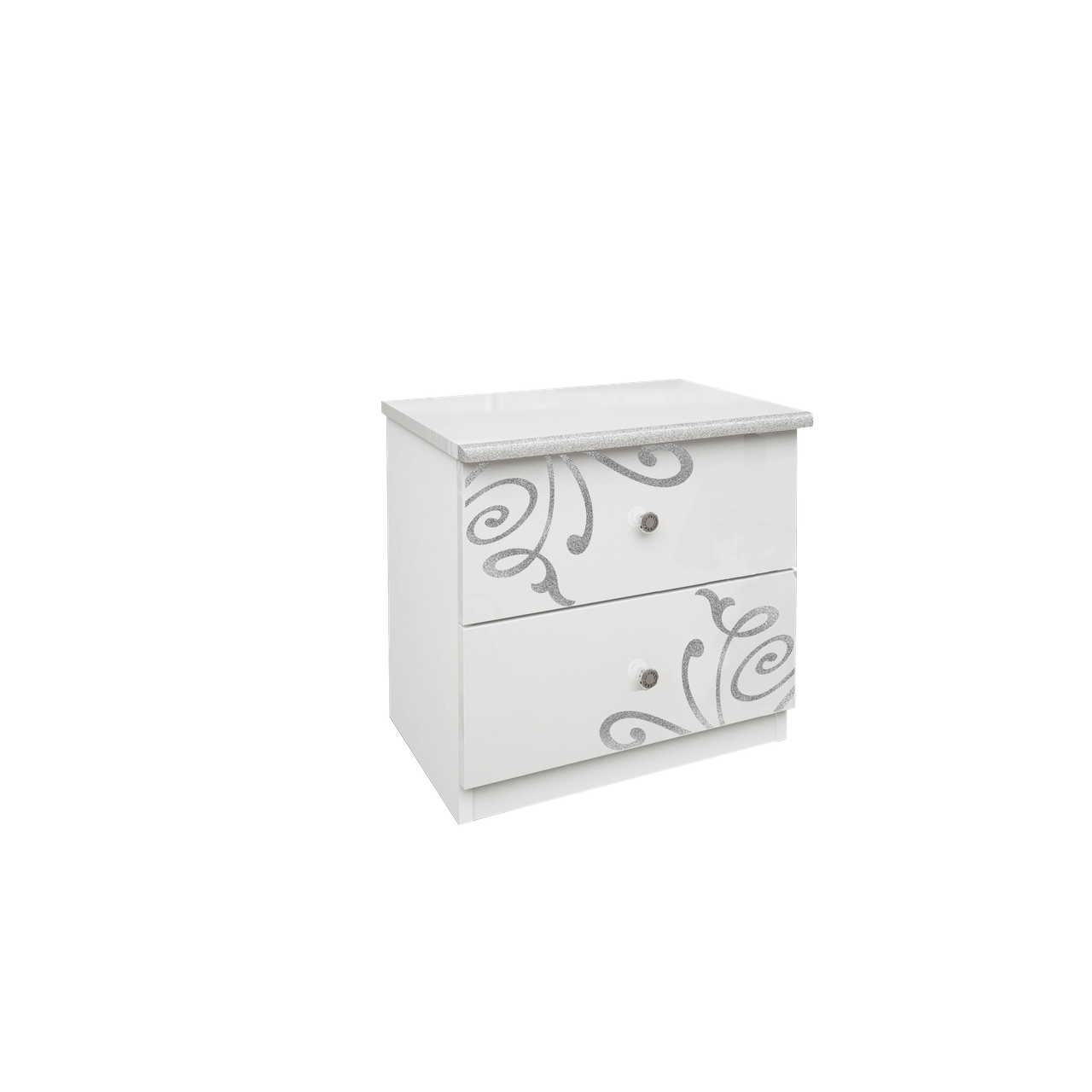 Гарнитур спальный Миро-Марк Bogema №4 Белый глянцевый (213-787) - фото 2 Гарнитур спальный Миро-Марк Bogema №4 Белый глянцевый (213-787) - фото 2