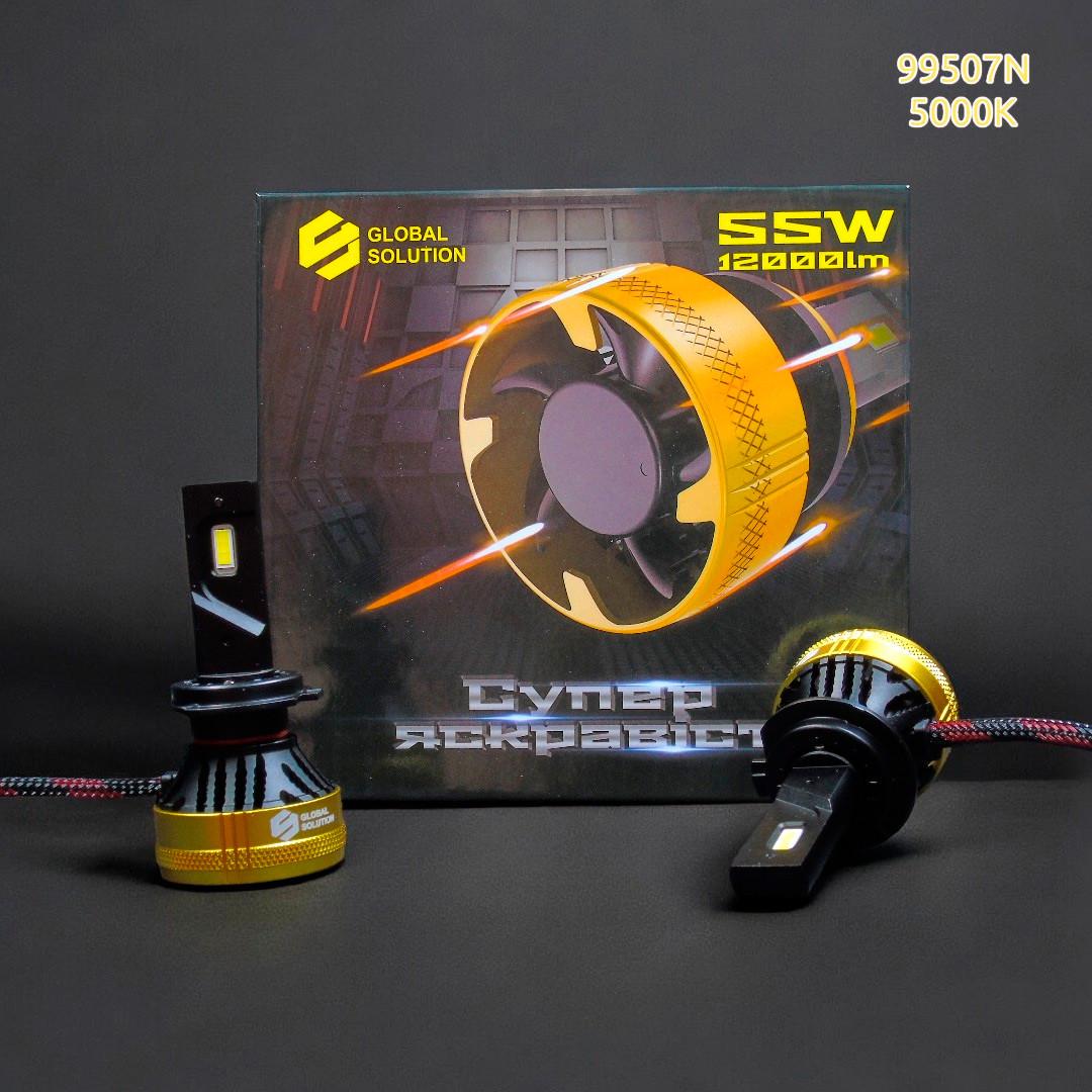 Автомобільна лампа світлодіодні Global Solution F5 H7 55W 12000LM 5000K (2268028360) - фото 7 Автомобільна лампа світлодіодні Global Solution F5 H7 55W 12000LM 5000K (2268028360) - фото 7