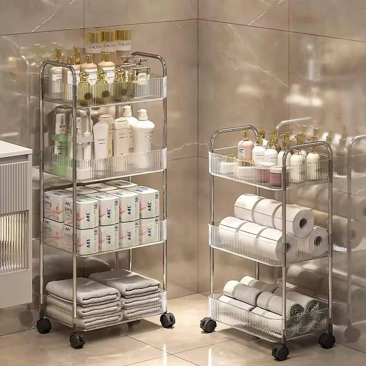 Полка на колесиках пластмассовая 4 яруса (25567004) - фото 6 Полка на колесиках пластмассовая 4 яруса (25567004) - фото 6