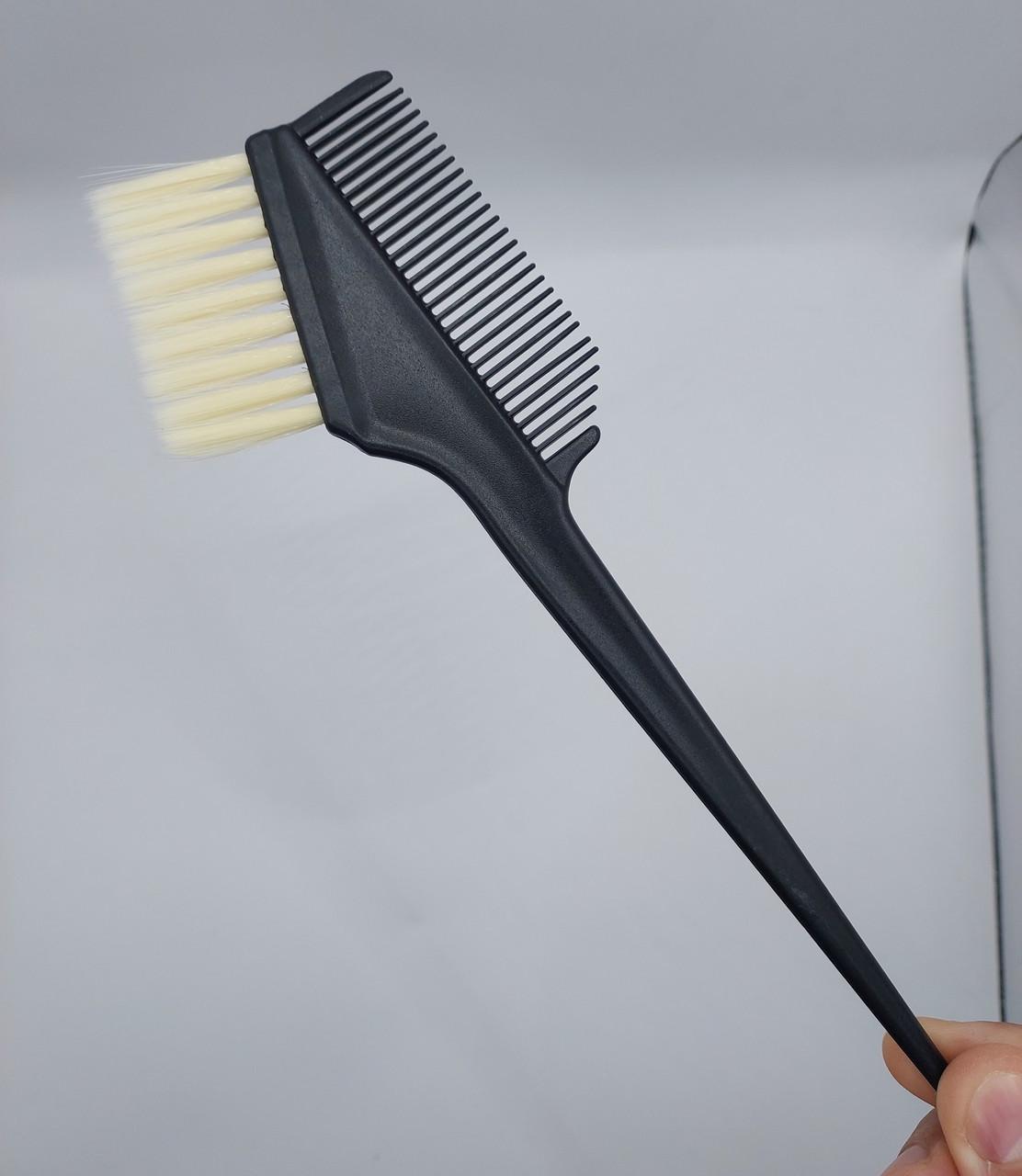 Кисточка-гребешок для окрашивания волос ДенІС professional моноволокно Черный (1453071337) - фото 3