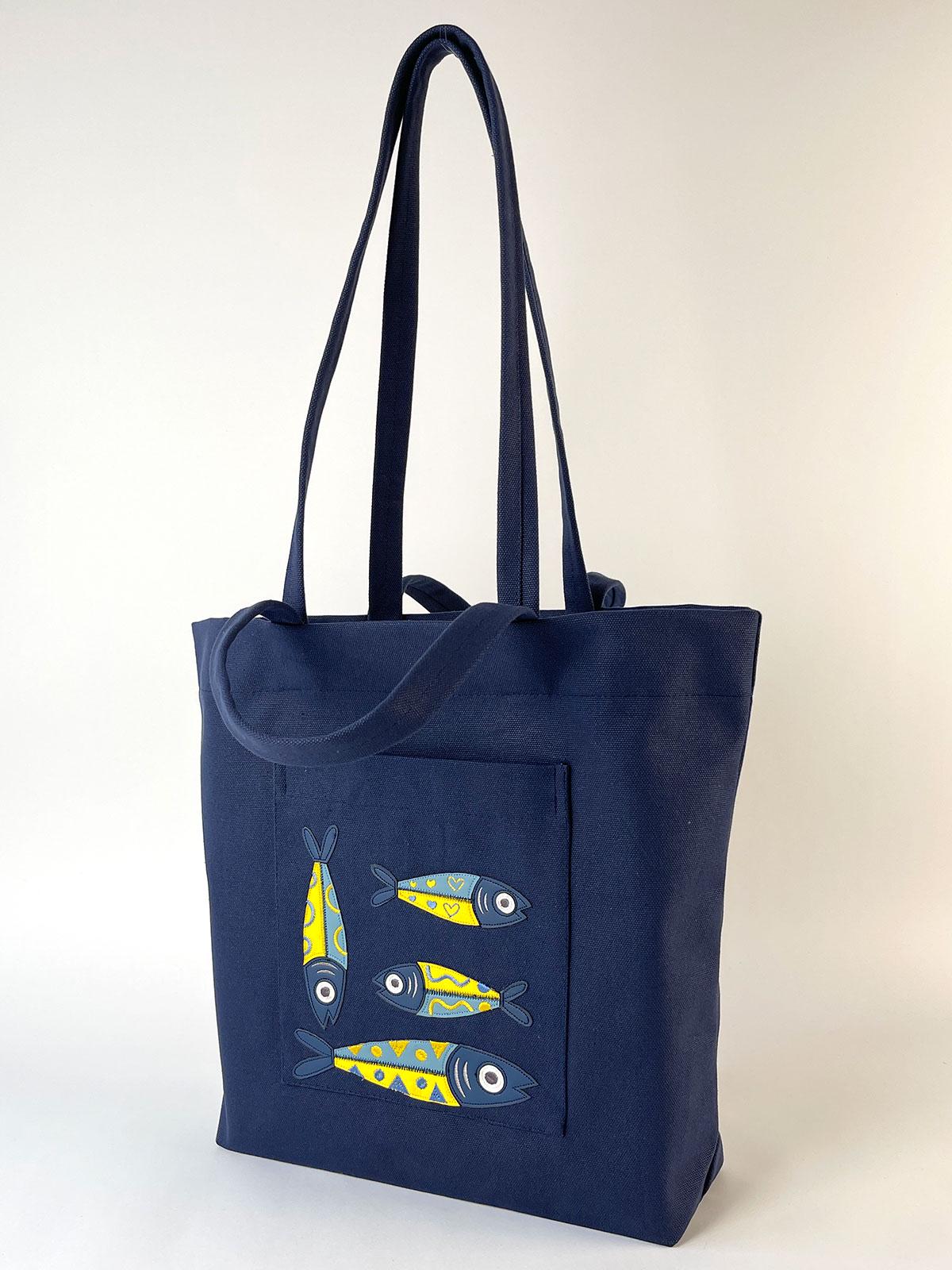 Шопер Alba Soboni 230004 Темно-синий - фото 3 Шопер Alba Soboni 230004 Темно-синий - фото 3