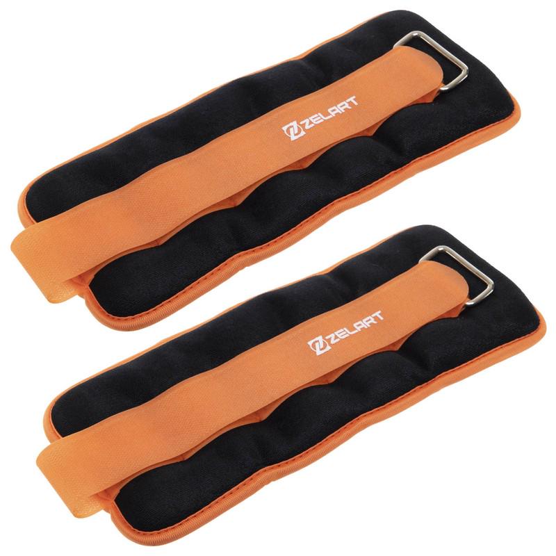 Обтяжувачі-манжети для рук та ніг Zelart Pro 2х1,5 кг Помаранчевий (FI-2502-3_Оранжевый) - фото 2 Обтяжувачі-манжети для рук та ніг Zelart Pro 2х1,5 кг Помаранчевий (FI-2502-3_Оранжевый) - фото 2