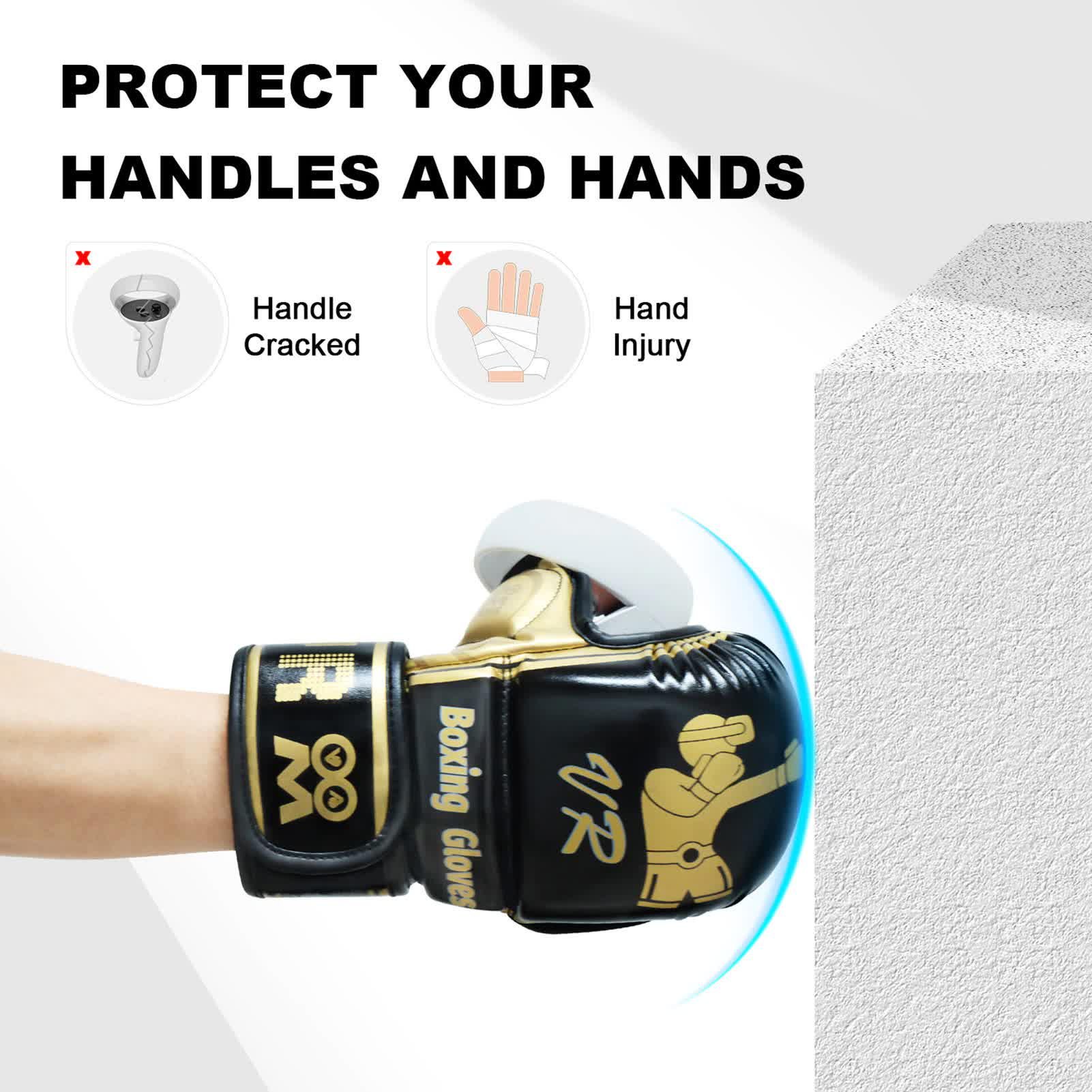 Перчатки VR бокс для Oculus Quest 2 (ACS-PVRBFOQ2) - фото 8 Перчатки VR бокс для Oculus Quest 2 (ACS-PVRBFOQ2) - фото 8