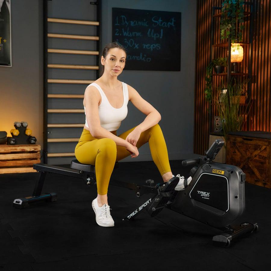 Гребний тренажер Trex Sport TX-580RM Rein магнітний Чорний (5099) - фото 11 Гребний тренажер Trex Sport TX-580RM Rein магнітний Чорний (5099) - фото 11