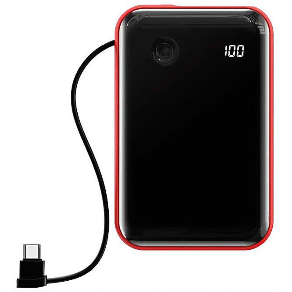 Повербанк Baseus Mini S 10000 mAh with Type-C Cable Red