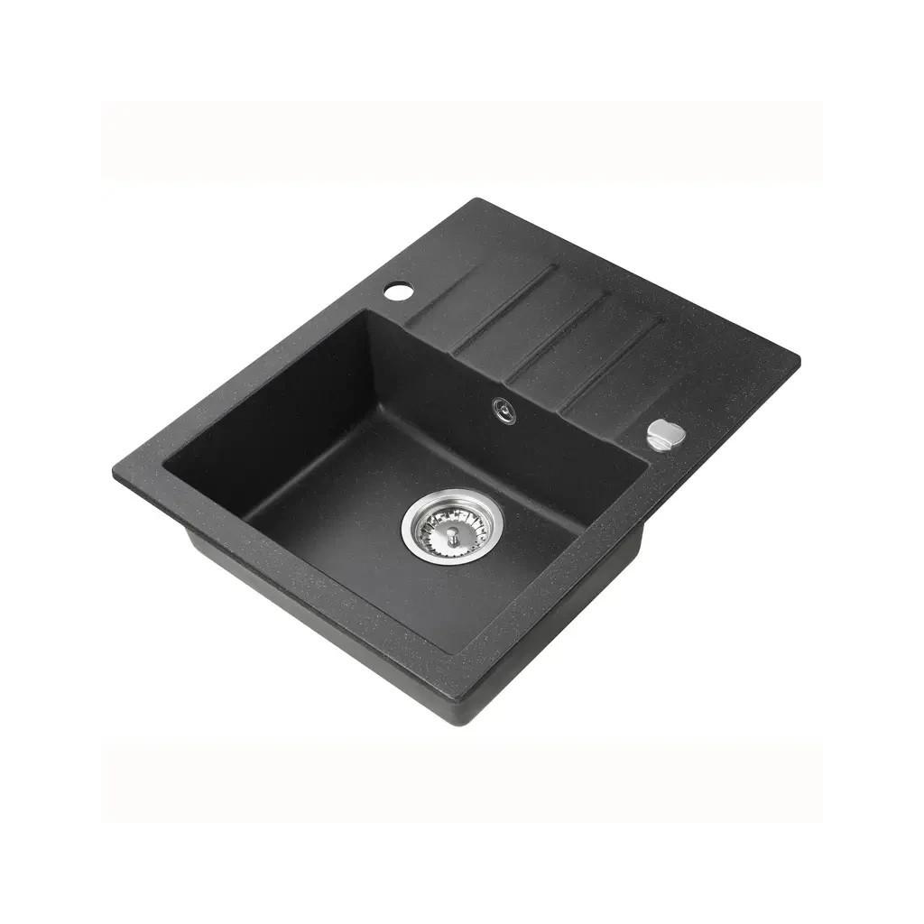 Мийка кухонна Axis Group Mojito 20 Black 10 (11A.MO020.910.10/1.101.116.10) - фото 2