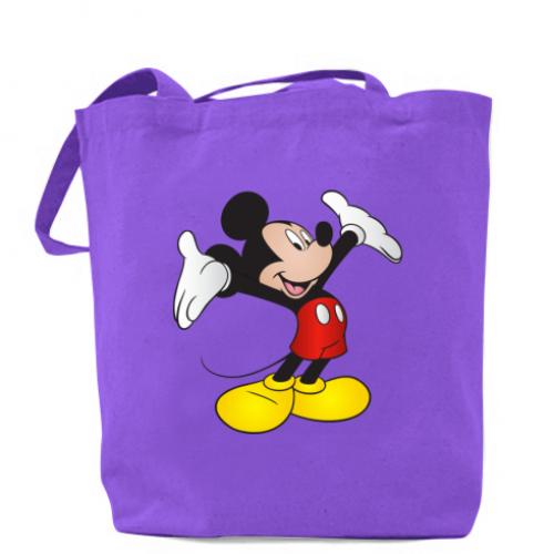 Шоппер Happy Mickey Mouse 41х37 см Фиолетовый (3209450-15-93263)