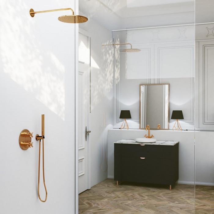 Душевой набор Steinberg Serie 100 1670 RG Розовое золото (1666999542) - фото 3 Душевой набор Steinberg Serie 100 1670 RG Розовое золото (1666999542) - фото 3