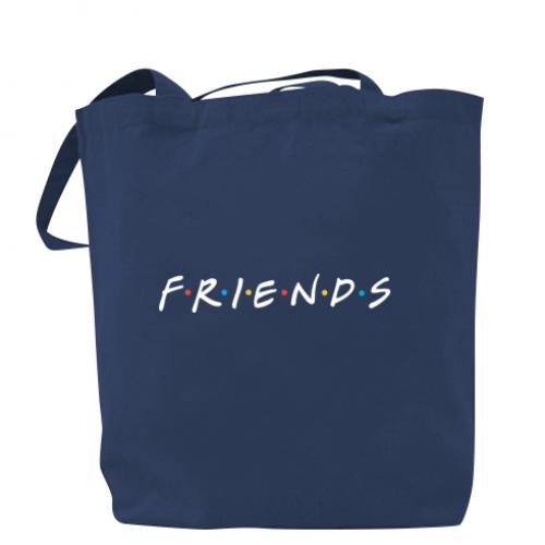 Шоппер Friends 37x41 см Темно-синий (340913-8-43770)