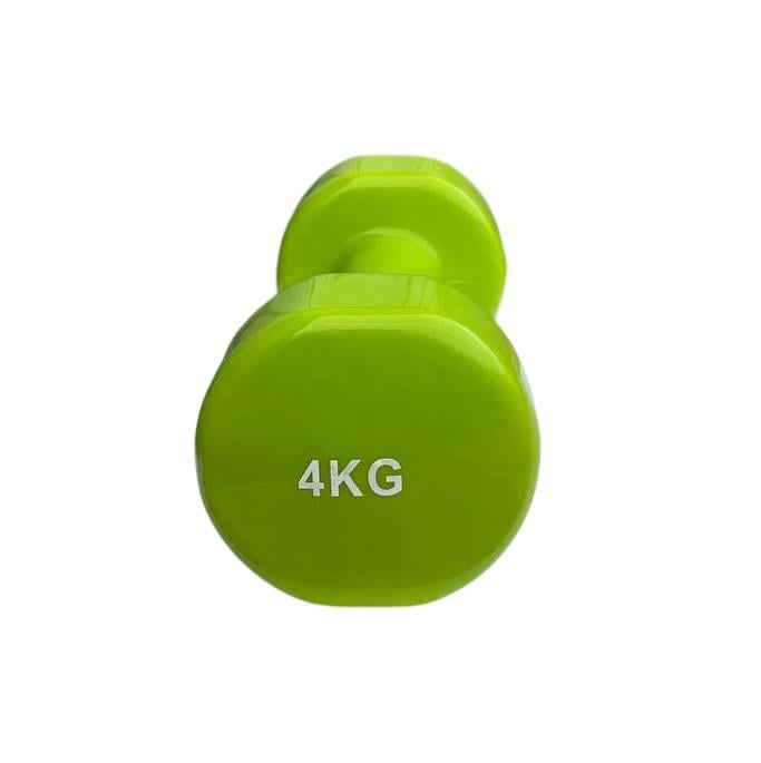 Гантель для фитнеса Generation Fitness FF51D3B с виниловым покрытием 4 кг Зеленый (FF51D3B-4kg green) - фото 2 Гантель для фитнеса Generation Fitness FF51D3B с виниловым покрытием 4 кг Зеленый (FF51D3B-4kg green) - фото 2