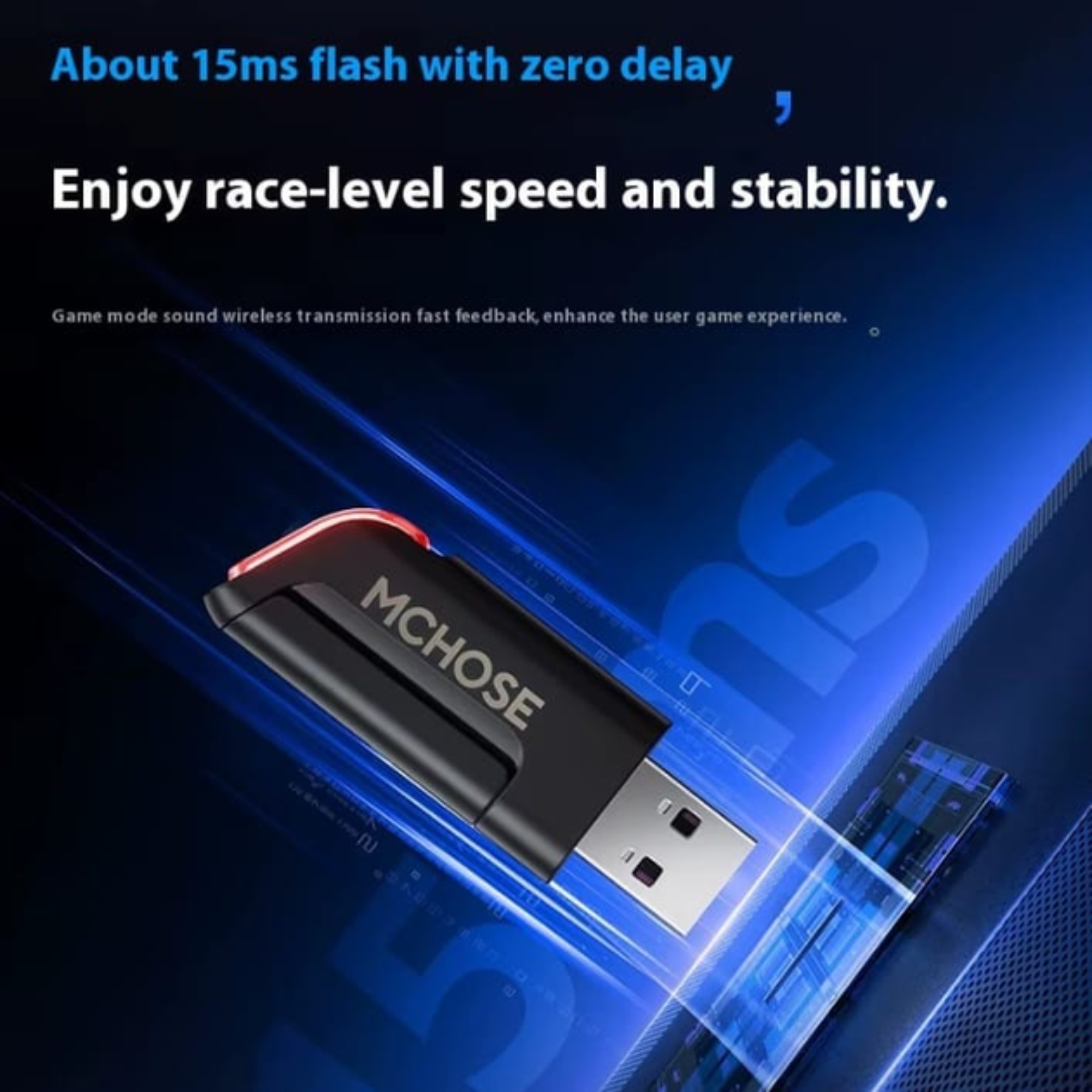 Наушники Mchose V9 Pro беспроводные Bluetooth 2,4G для ПК/PS/Switch Red (GS-272) - фото 6 Наушники Mchose V9 Pro беспроводные Bluetooth 2,4G для ПК/PS/Switch Red (GS-272) - фото 6