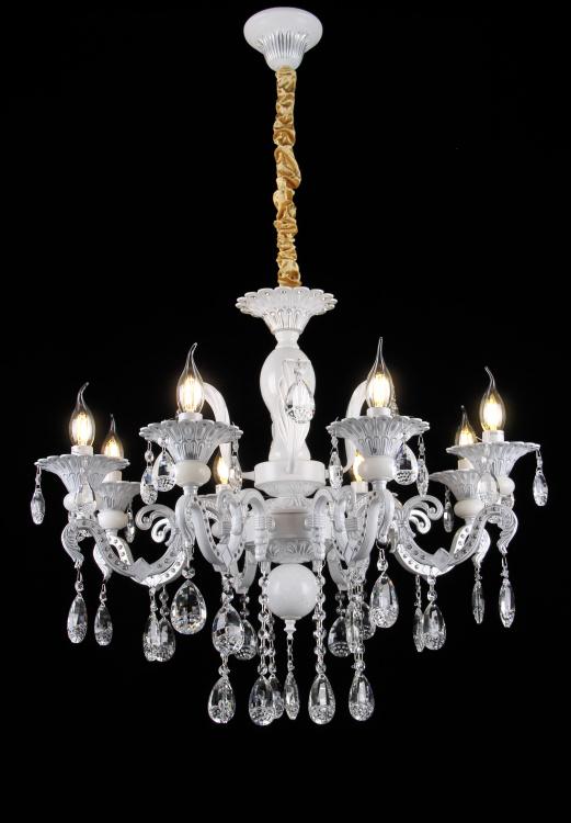 Люстра свеча Ray L223/8 WT+SL (IR006995)