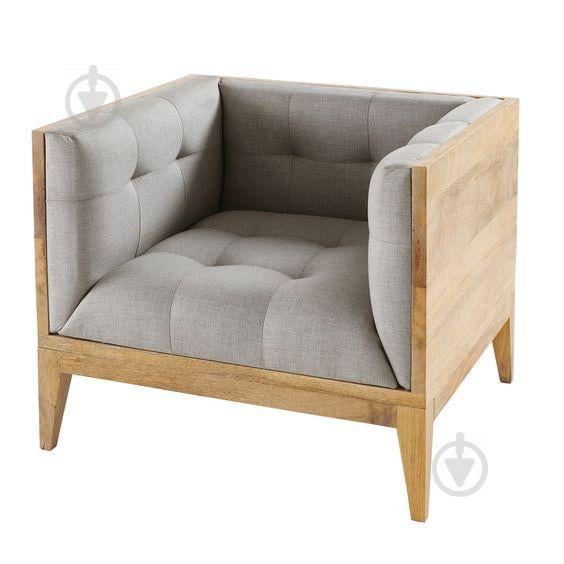 Мягкое кресло с деревянным каркасом JecksonLoft Мили 0176