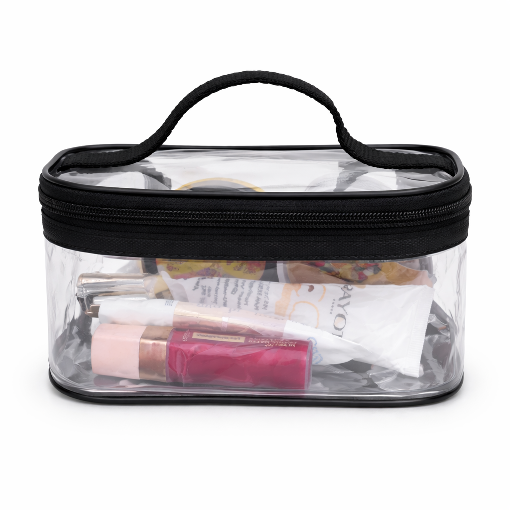 Косметичка силіконова прямокутна 17x13x10 см Чорний (sp10-845243580)