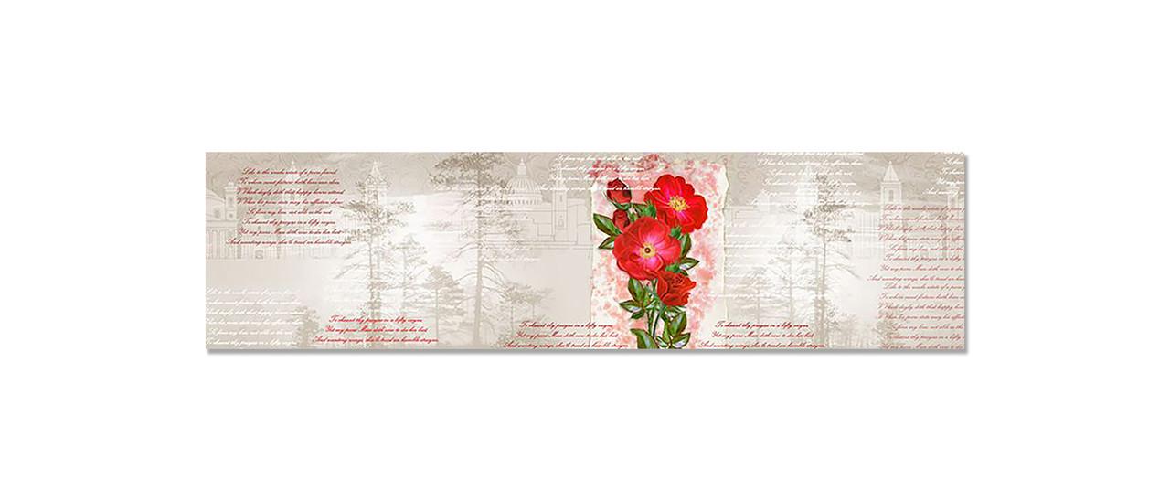 Наклейка виниловая на кухню Zatarga Красный Мак 650х2500 мм (1283915406)