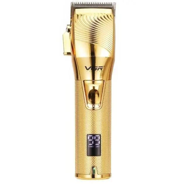 Машинка для стрижки волос аккумуляторная VGR V-280 с дисплеем и насадками