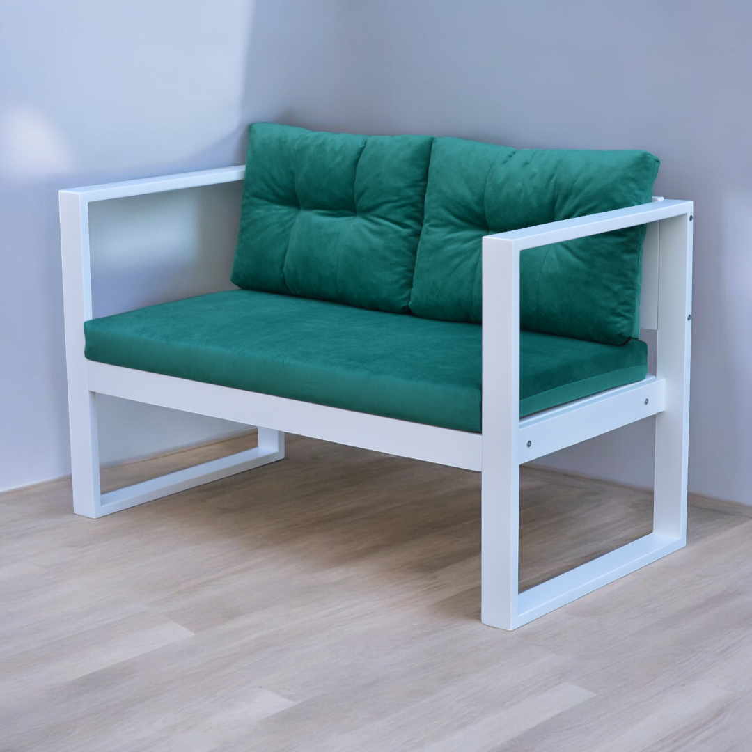 Диван WLS D11 клен в стилі лофт Зелений (D-11/L/110/1/K/2/03/P) - фото 4