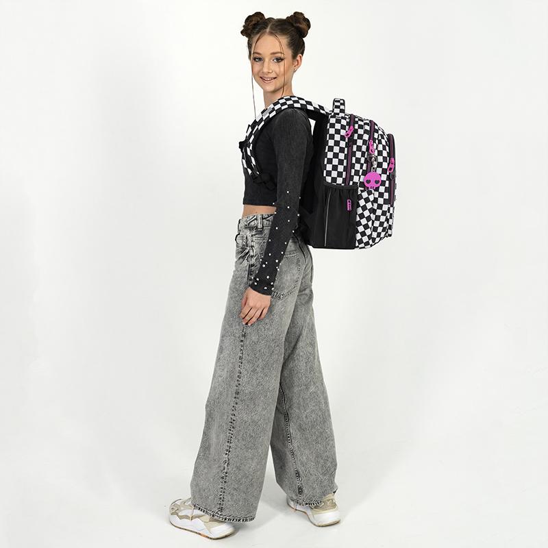 Школьный рюкзак KITE Education teens HK25-8001M Kuromi с ортопедической спинкой (995345) - фото 15 Школьный рюкзак KITE Education teens HK25-8001M Kuromi с ортопедической спинкой (995345) - фото 15