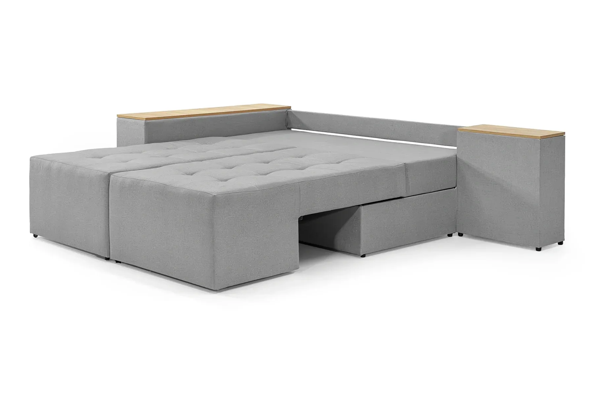 Диван кутовий Доміно 245х160 см Світло-сірий (29557835) - фото 6 Диван кутовий Доміно 245х160 см Світло-сірий (29557835) - фото 6