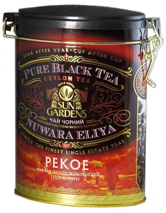 Чай чорний Sun Gardens Pekoe 100 г з/б овал